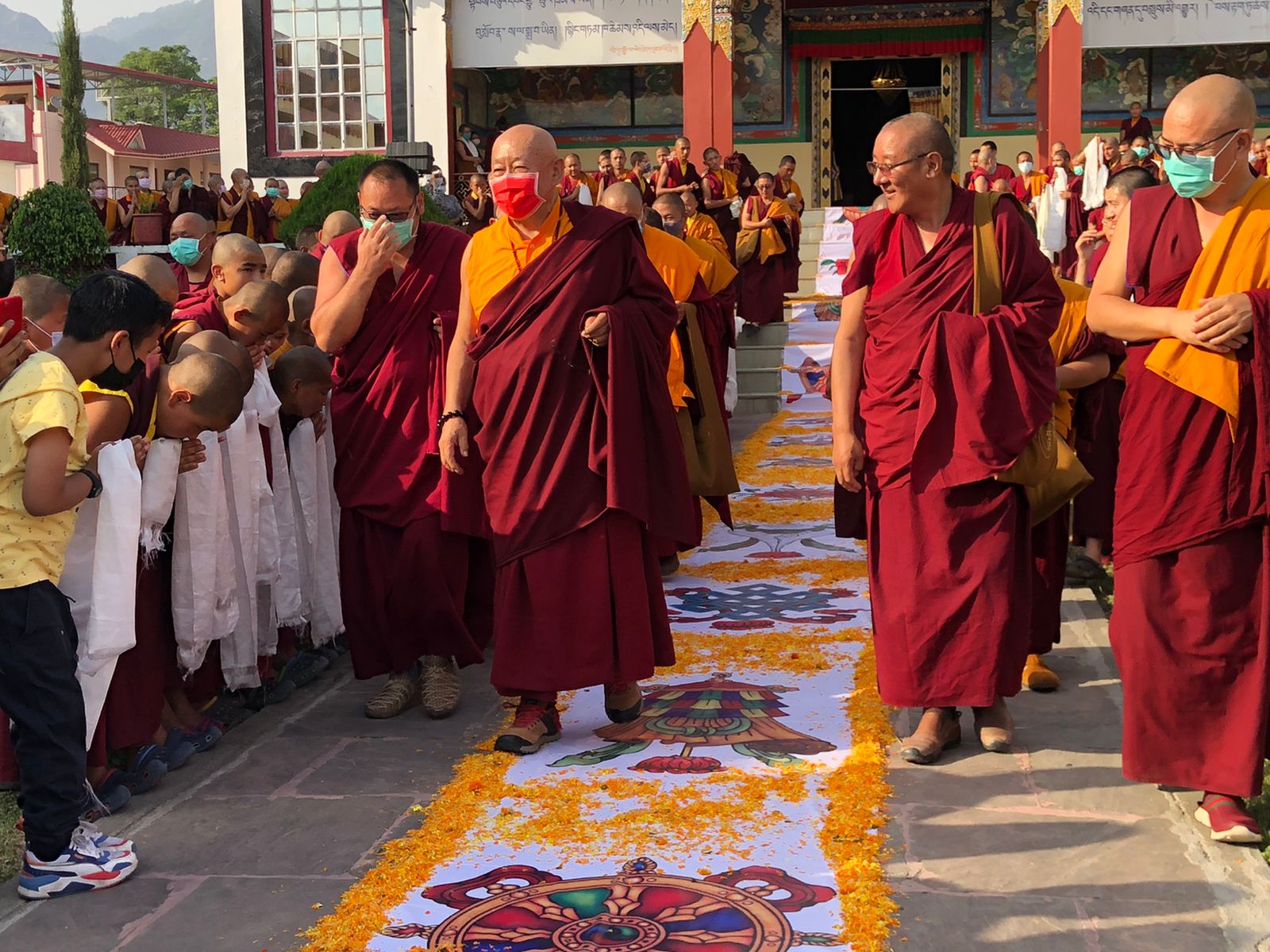 His Holiness Arrives in Dehradun