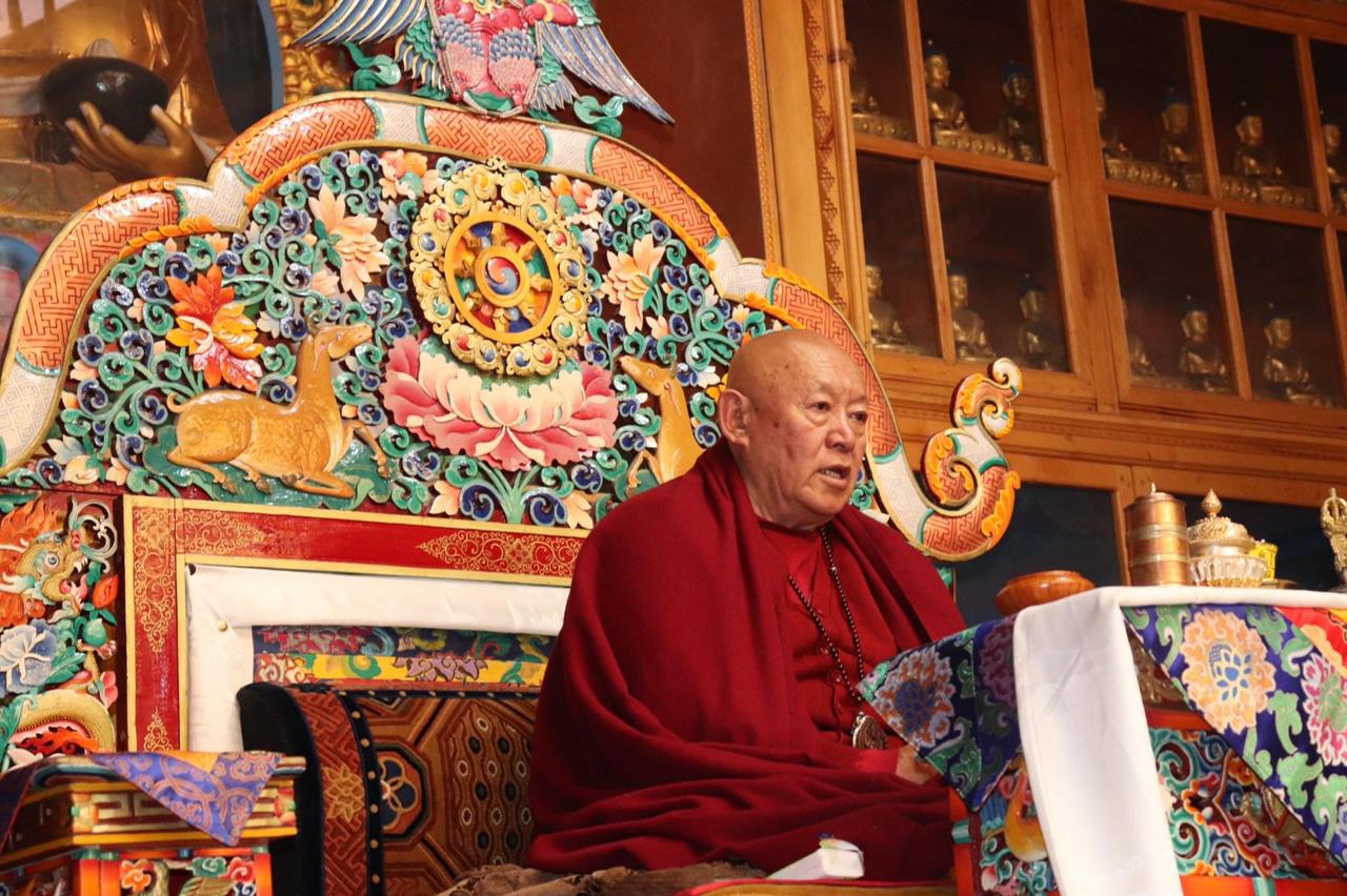 His Holiness arrives in Lalok Changthang