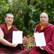 Appreciation Letter from H.H. Drikung Kyabgon Chetsang